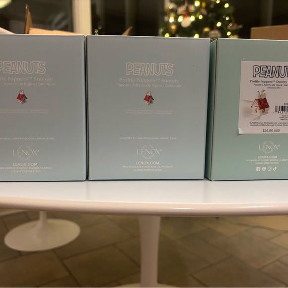 Lenox Profile Popper Christmas Snoopy NIB. Fits Nora Fleming bases. - Picture 8 of 9